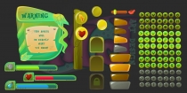 2D Game Plant Cartoon GUI Screenshot 1